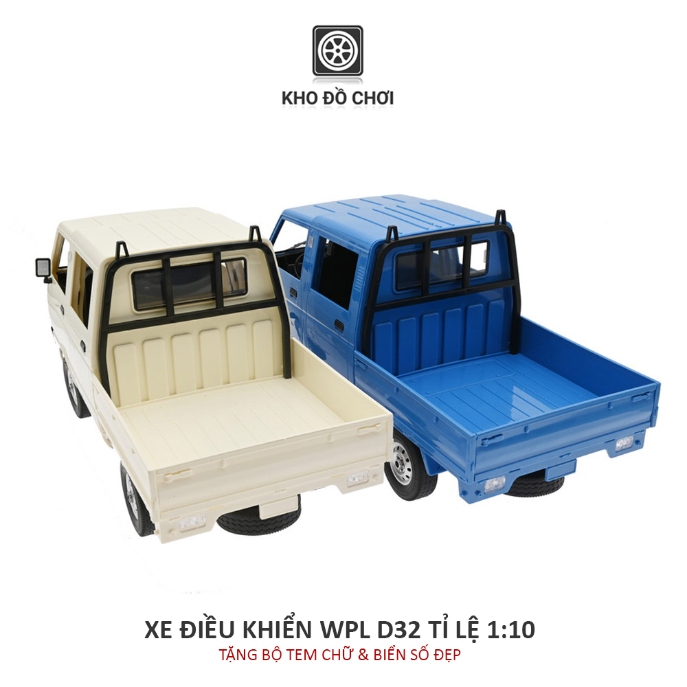 Ô tô điều khiển WPL D32 RC Van Tianjin Dafa 4x2 1:10 - RTR [TẶNG BIỂN + TEM CHỮ]