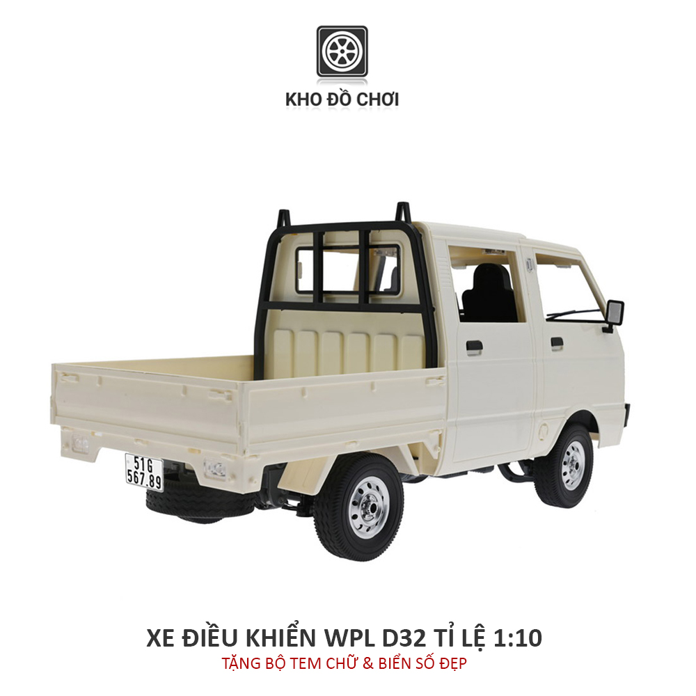 Ô tô điều khiển WPL D32 RC Van Tianjin Dafa 4x2 1:10 - RTR [TẶNG BIỂN + TEM CHỮ]