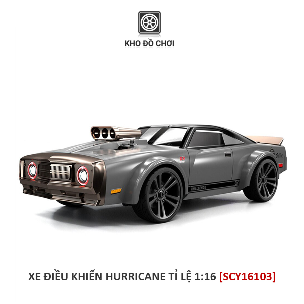 Ô tô điều khiển SCY16303 - Racing Car HURRICANE tỉ lệ 1:16 - RTR [TẶNG BIỂN SỐ]