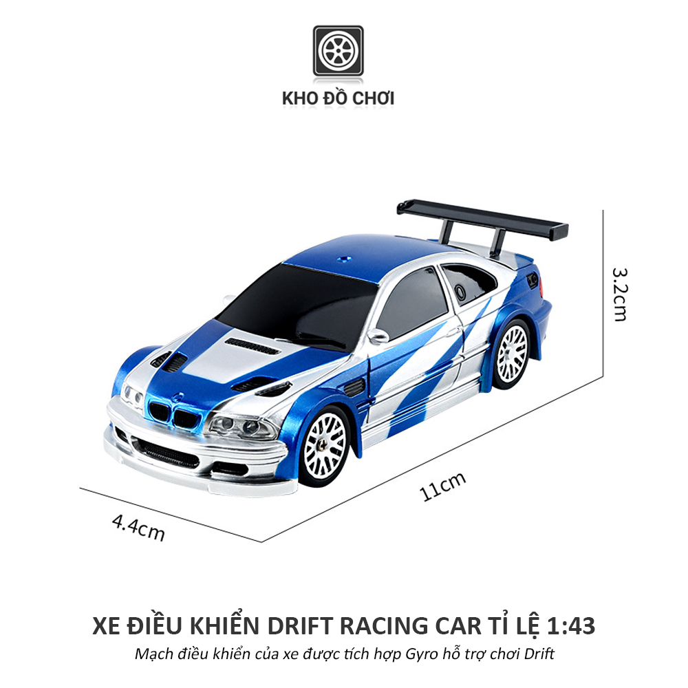Xe điều khiển Mini Drift - Racing Car tỉ lệ 1:43