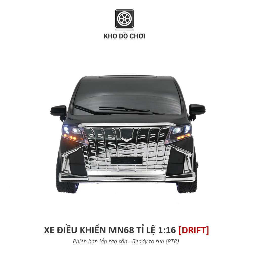 Ô tô điều khiển MN68 - Drift Car ALPHARD MPV 1:16 - RTR [TẶNG BIỂN SỐ]