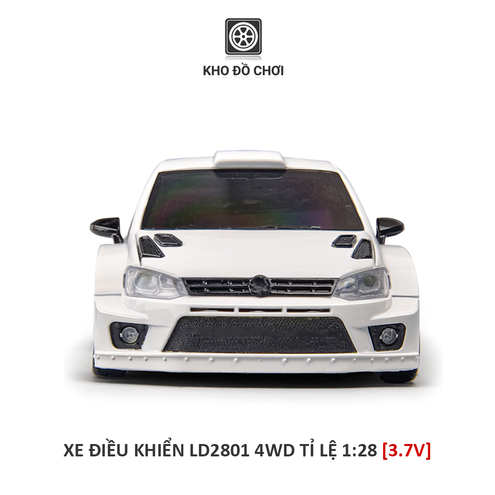 Ô tô điều khiển LDR/C LD2801 POLO R 4WD Drift Car tỉ lệ 1:28 - RTR [TẶNG BIỂN SỐ]