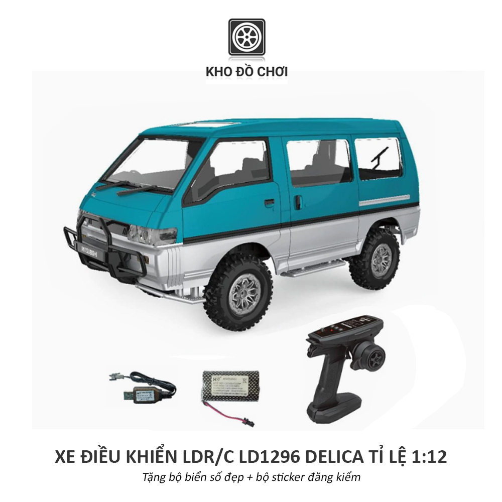 Ô tô điều khiển LDR/C LD1296 Delica MPV 4x4 1:12 - RTR [TẶNG BIỂN SỐ]