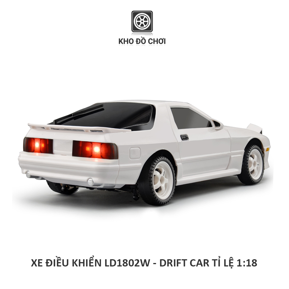 Ô tô điều khiển LDR/C LD1802W, LD1803 Drift Car tỉ lệ 1:18 - RTR [TẶNG BIỂN SỐ]