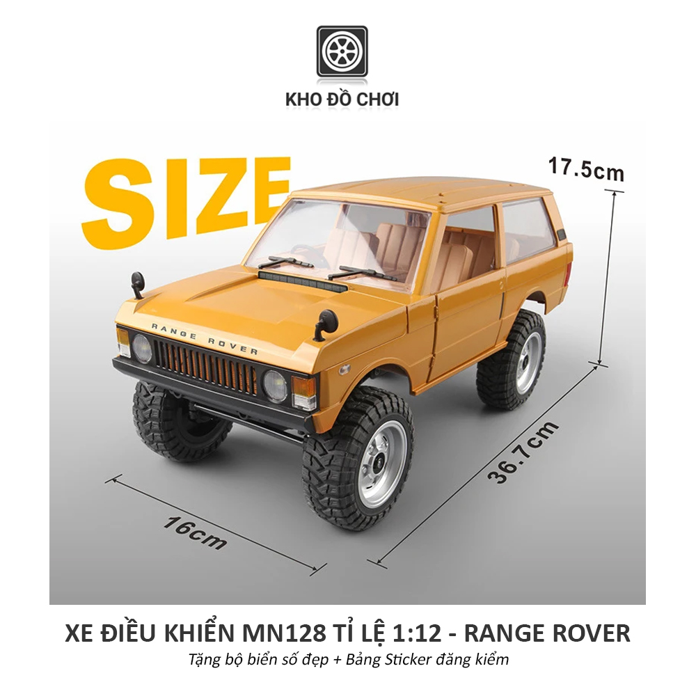 Xe điều khiển MN168 Range Rover Classic 4WD 1:12  - RTR [TẶNG BIỂN SỐ]