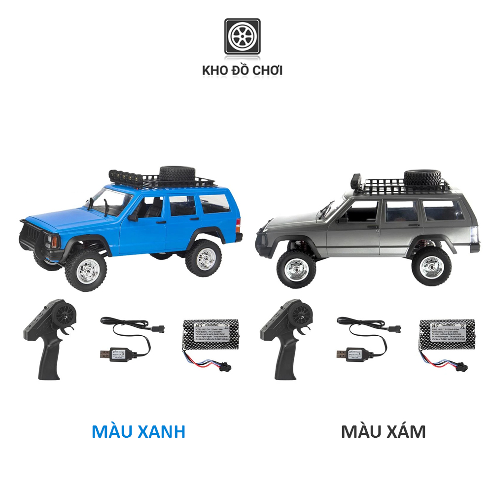Ô tô điều khiển MN78 Cherokee Rock Crawler 4x4 1:12 - RTR [TẶNG BIỂN + STICKER]