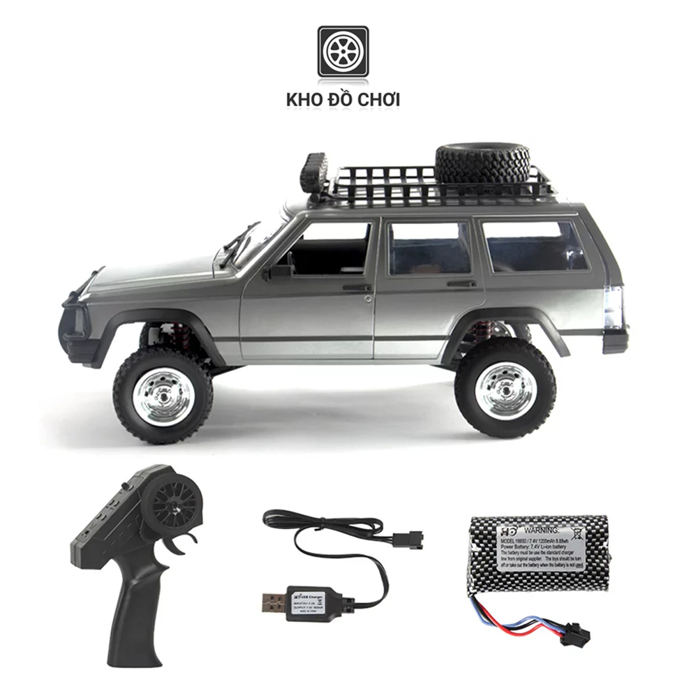 Ô tô điều khiển MN78 Cherokee Rock Crawler 4x4 1:12 - RTR [TẶNG BIỂN + STICKER]