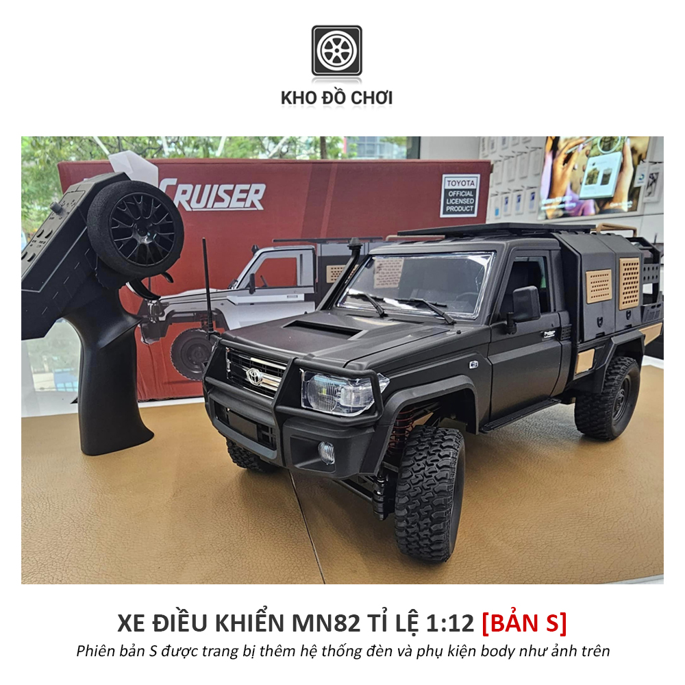 Xe điều khiển MN82S SUPERTOURER Toyota Land Cruiser 79 4x4 1:12  - RTR [TẶNG BIỂN SỐ]