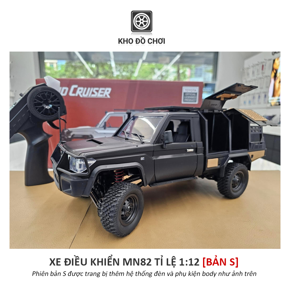 Xe điều khiển MN82S SUPERTOURER Toyota Land Cruiser 79 4x4 1:12  - RTR [TẶNG BIỂN SỐ]