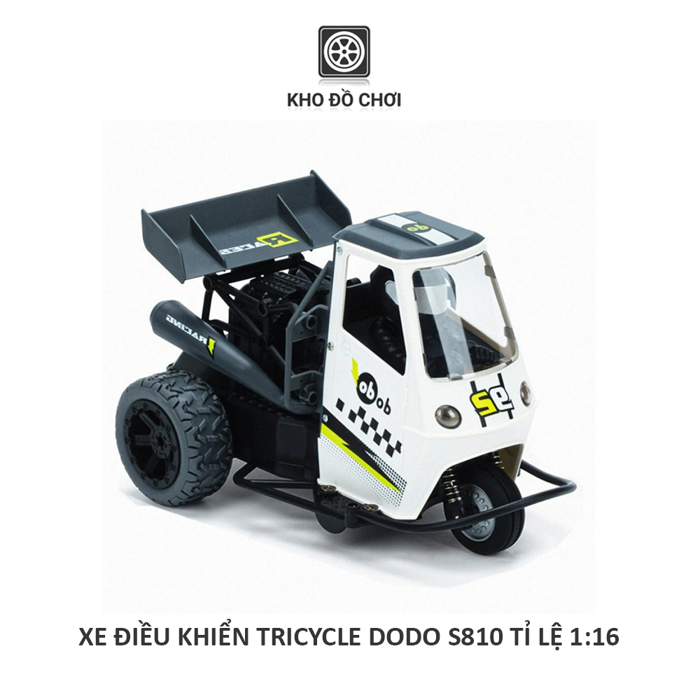 Xe điều khiển TRICYCLE Dodo S810 tỉ lệ 1:16 - RTR [TẶNG BIỂN SỐ]