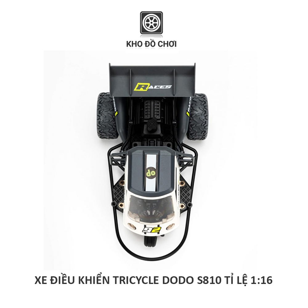 Xe điều khiển TRICYCLE Dodo S810 tỉ lệ 1:16 - RTR [TẶNG BIỂN SỐ]