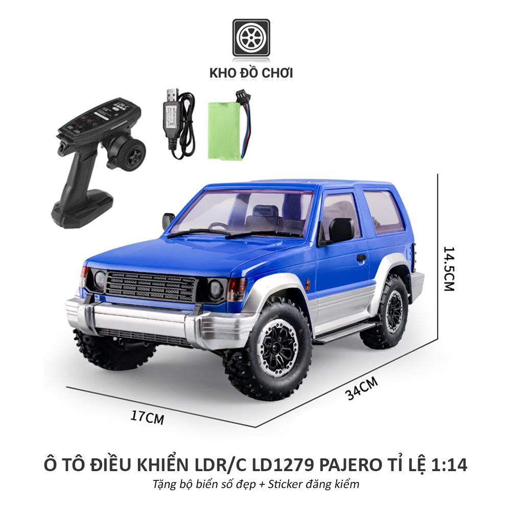 Ô tô điều khiển LDR/C LD1297 Pajero Offroad 4x4 1:14 - RTR [TẶNG BIỂN SỐ]