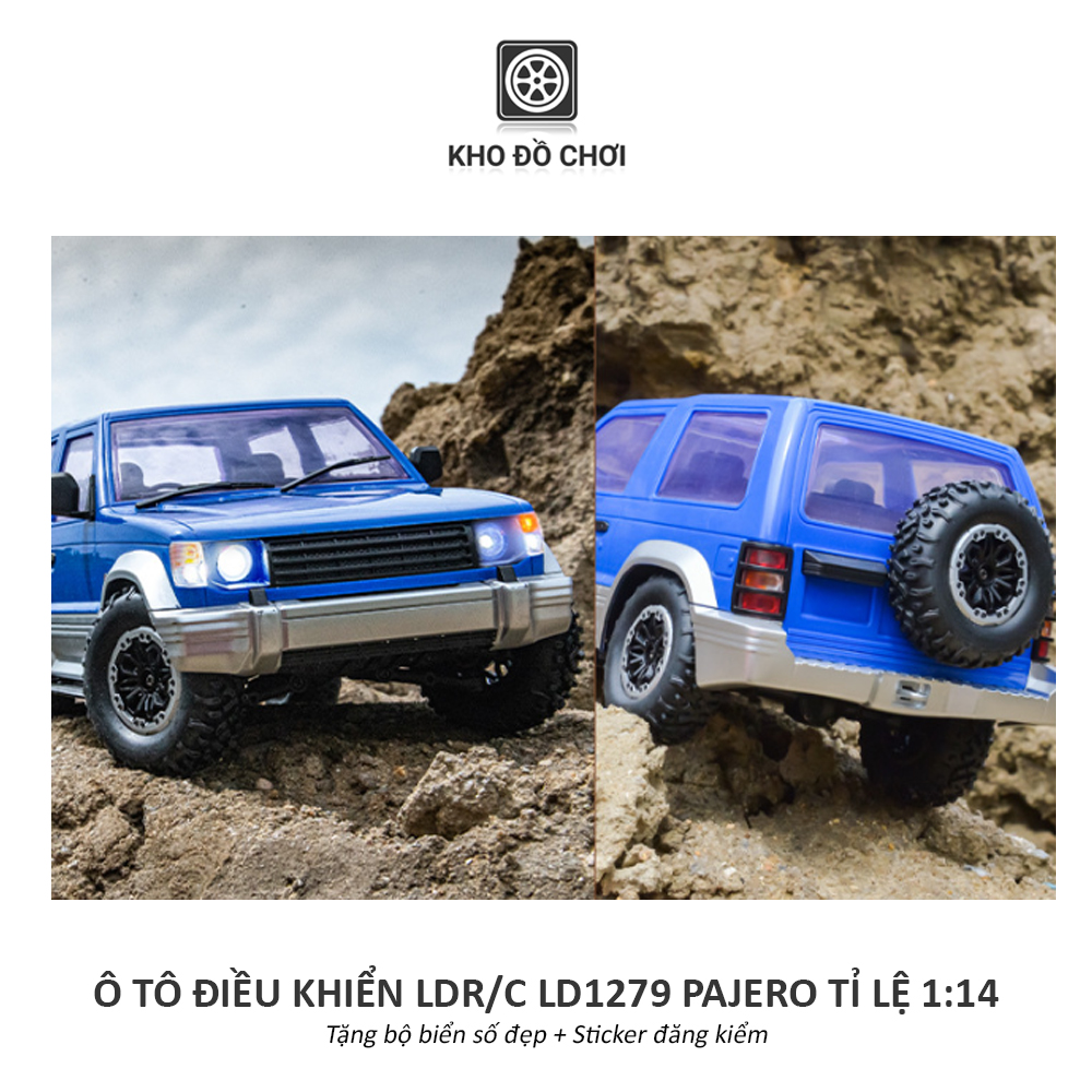 Ô tô điều khiển LDR/C LD1297 Pajero Offroad 4x4 1:14 - RTR [TẶNG BIỂN SỐ]