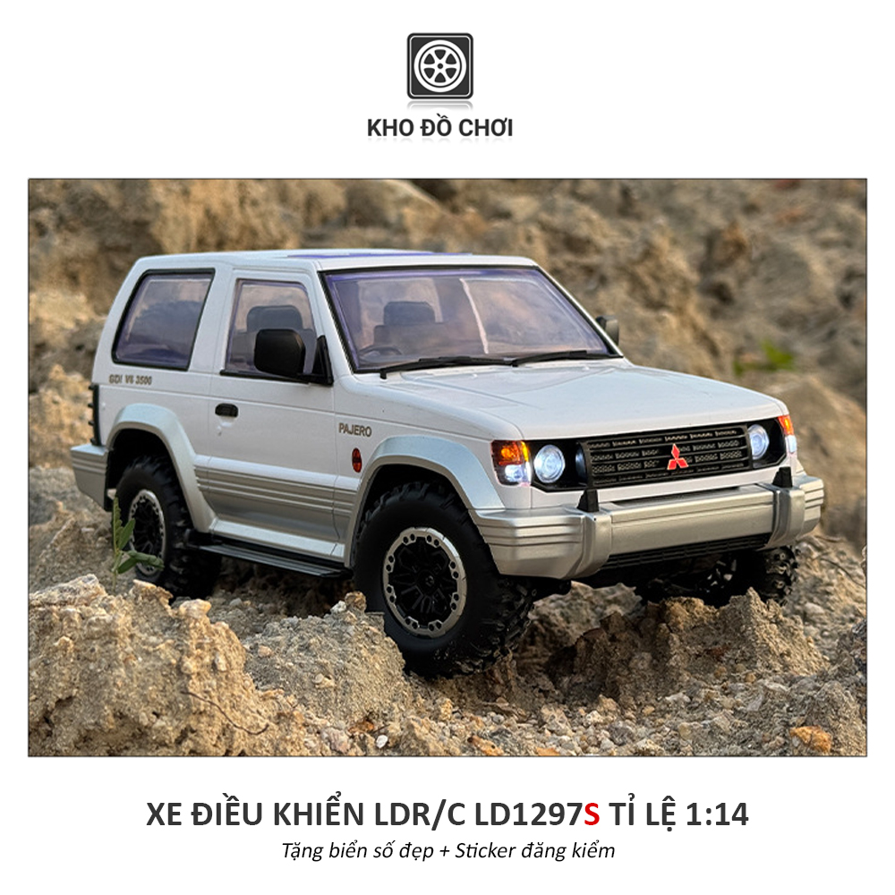 Ô tô điều khiển LDR/C LD1297S Pajero Offroad 4x4 1:14 - RTR [TẶNG BIỂN SỐ]