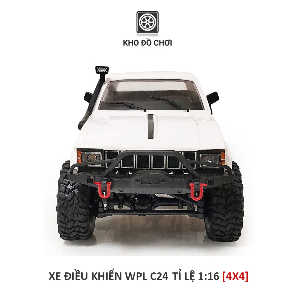 Ô tô điều khiển WPL C24 Toyota Hilux Offroad 4x4 1:16 - RTR [TẶNG BIỂN + STICKER]