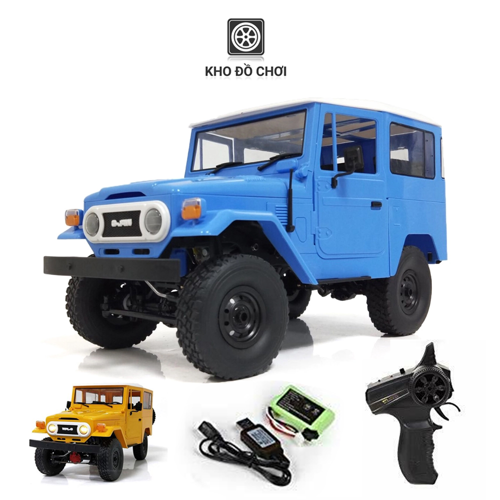Ô tô điều khiển WPL C34 Toyota FJ40 Land Cruiser 4x4 1:16 - RTR [TẶNG BIỂN + STICKER]