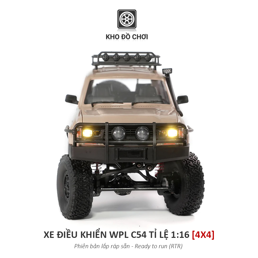 Ô tô điều khiển WPL C54 - LC80 4x4 1:16 - RTR [TẶNG BIỂN SỐ]
