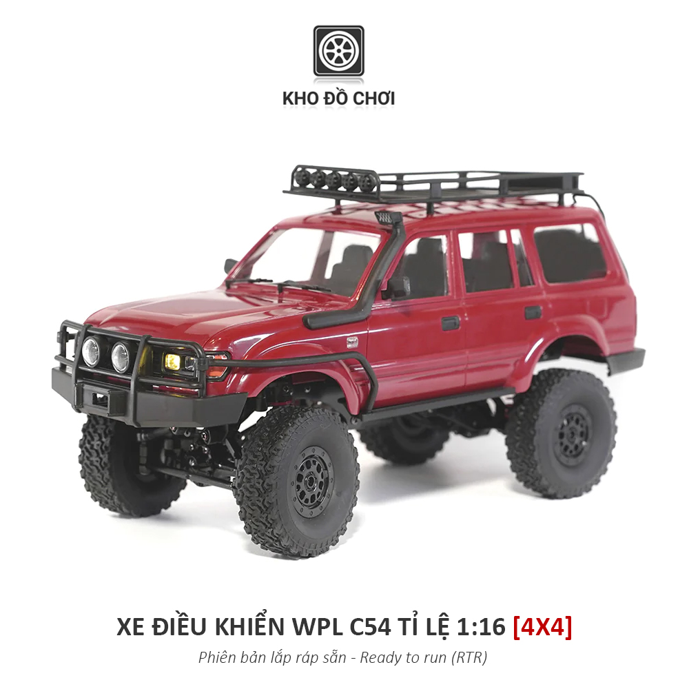 Ô tô điều khiển WPL C54 - LC80 4x4 1:16 - RTR [TẶNG BIỂN SỐ]