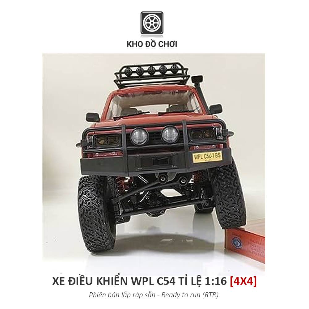 Ô tô điều khiển WPL C54 - LC80 4x4 1:16 - RTR [TẶNG BIỂN SỐ]