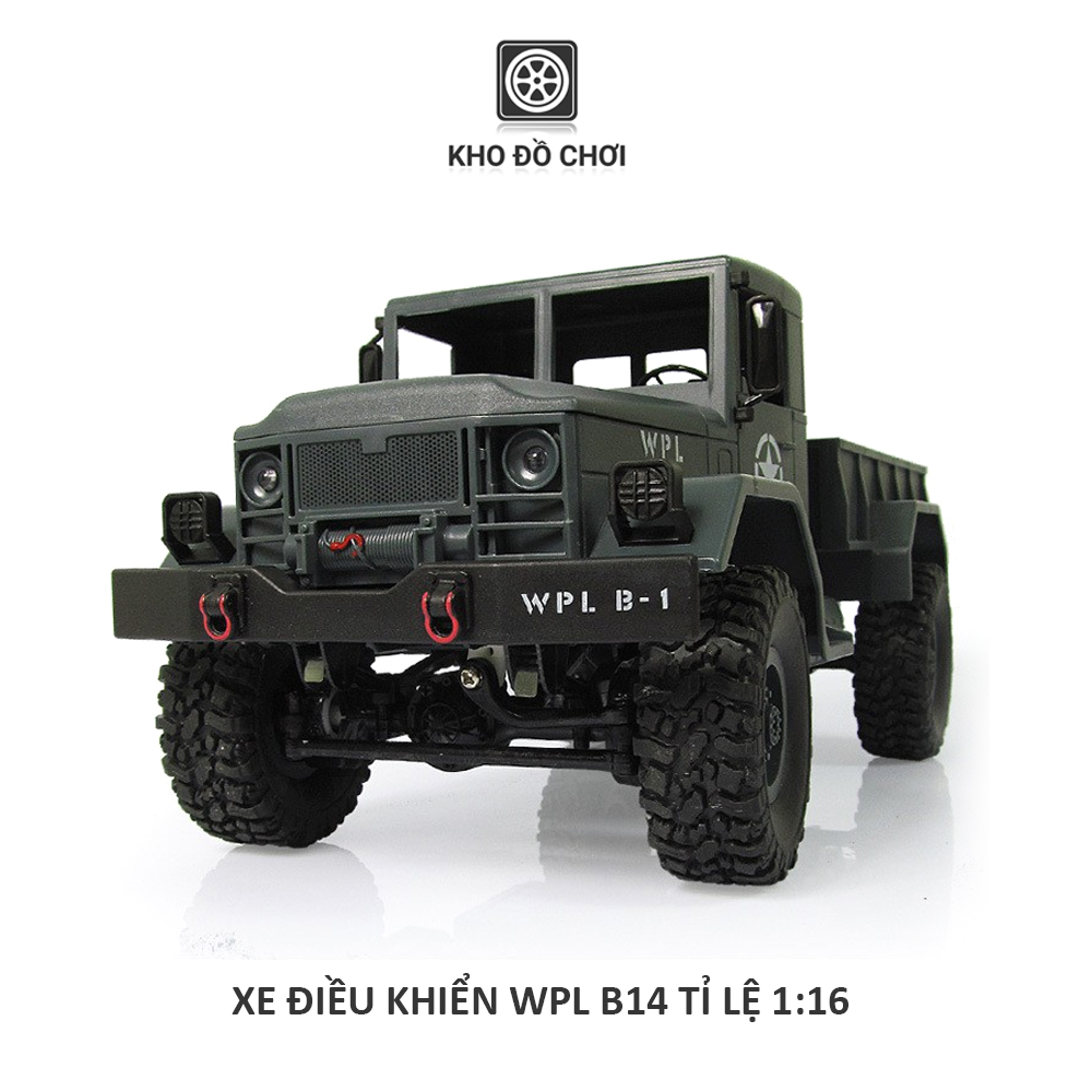 Ô tô điều khiển WPL B14 M35A2 4x4 1:16 - RTR [TẶNG BIỂN + STICKER]