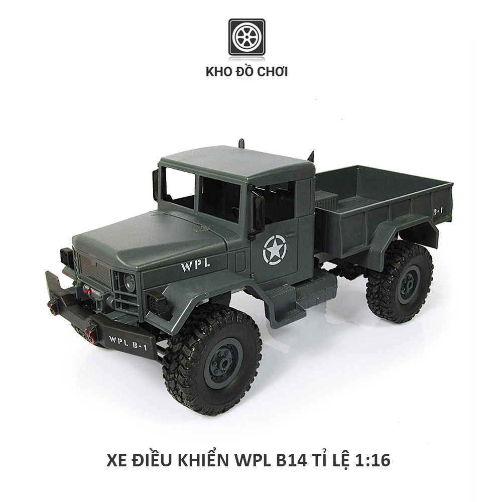 Ô tô điều khiển WPL B14 M35A2 4x4 1:16 - RTR [TẶNG BIỂN + STICKER]