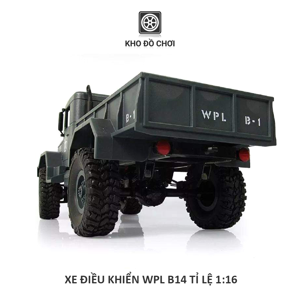 Ô tô điều khiển WPL B14 M35A2 4x4 1:16 - RTR [TẶNG BIỂN + STICKER]
