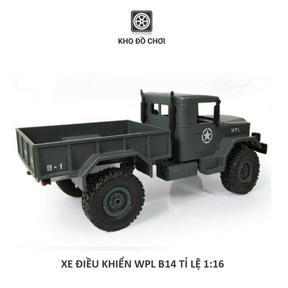Ô tô điều khiển WPL B14 M35A2 4x4 1:16 - RTR [TẶNG BIỂN + STICKER]
