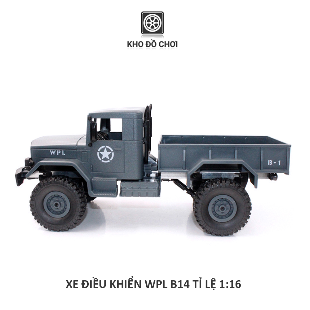 Ô tô điều khiển WPL B14 M35A2 4x4 1:16 - RTR [TẶNG BIỂN + STICKER]