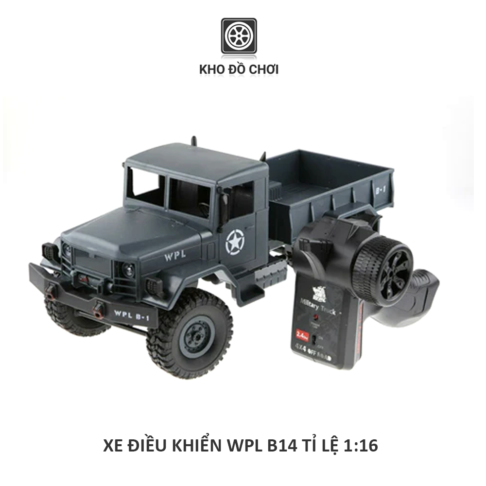 Ô tô điều khiển WPL B14 M35A2 4x4 1:16 - RTR [TẶNG BIỂN + STICKER]