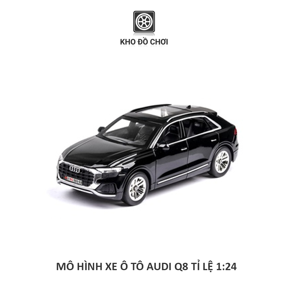Mô hình xe ô tô Audi Q8 1:24 [TẶNG BIỂN VIP]