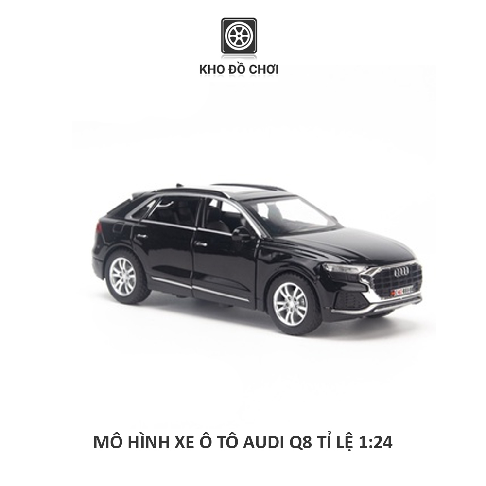Mô hình xe ô tô Audi Q8 1:24 [TẶNG BIỂN VIP]