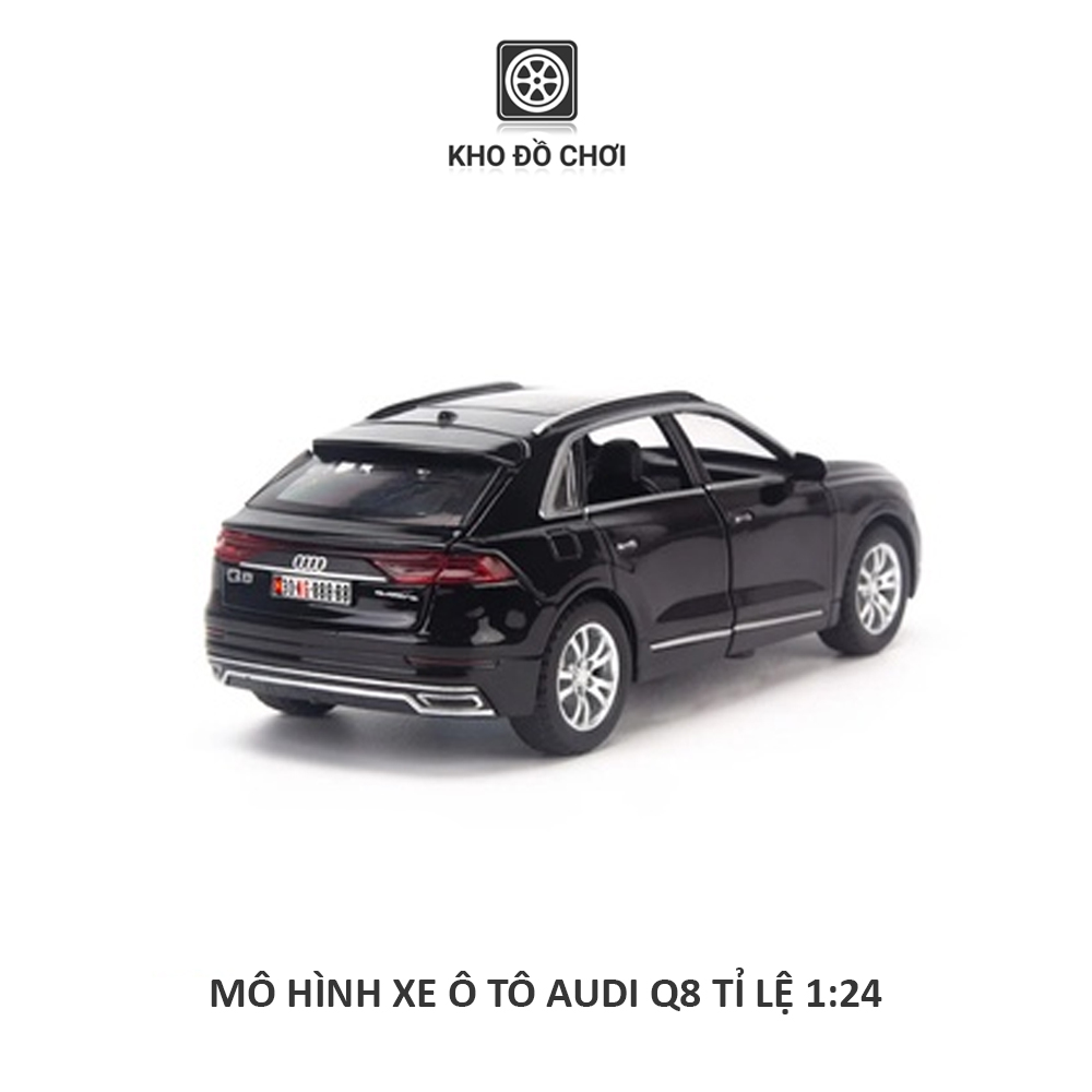 Mô hình xe ô tô Audi Q8 1:24 [TẶNG BIỂN VIP]