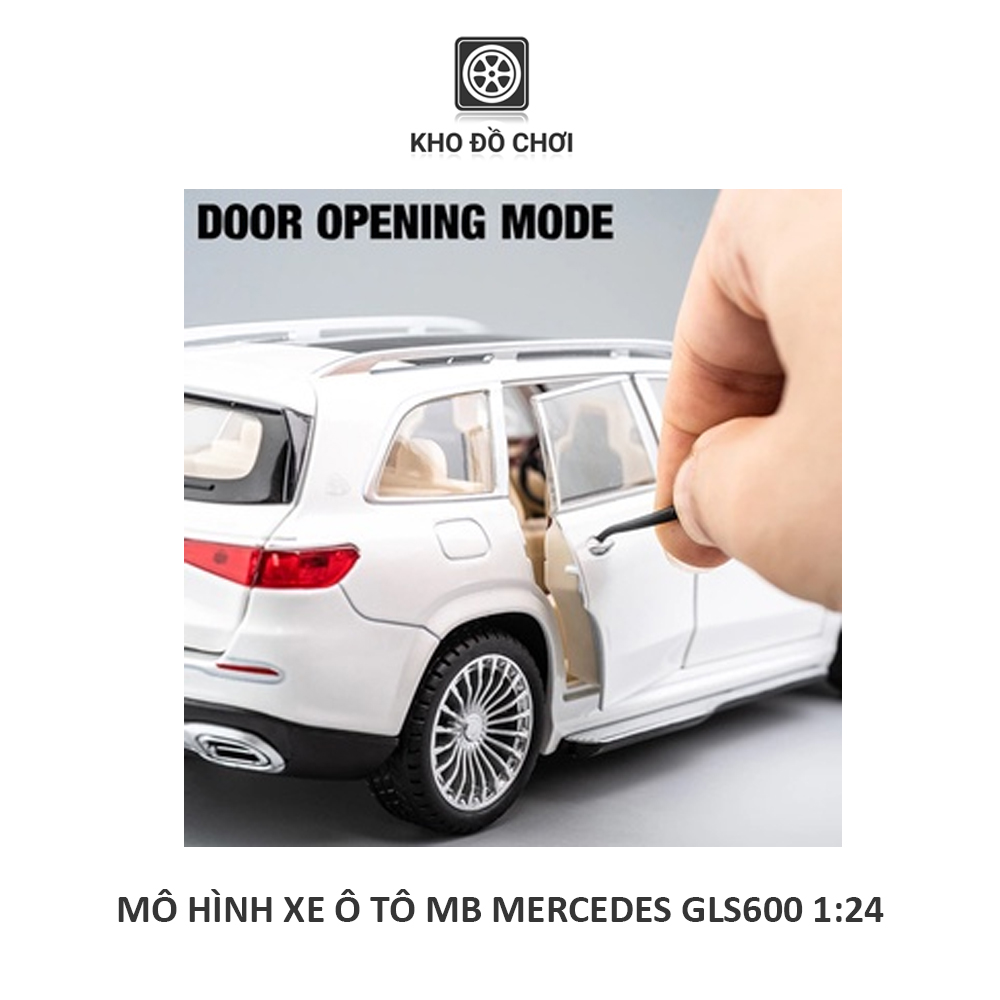 Mô hình xe ô tô Maybach Mercedes GLS600 1:24 [TẶNG BIỂN VIP]