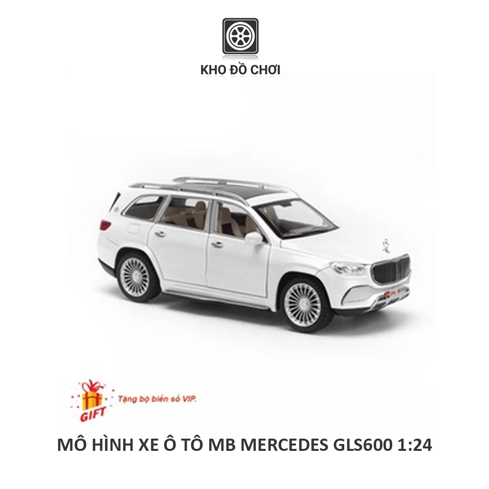 Mô hình xe ô tô Maybach Mercedes GLS600 1:24 [TẶNG BIỂN VIP]