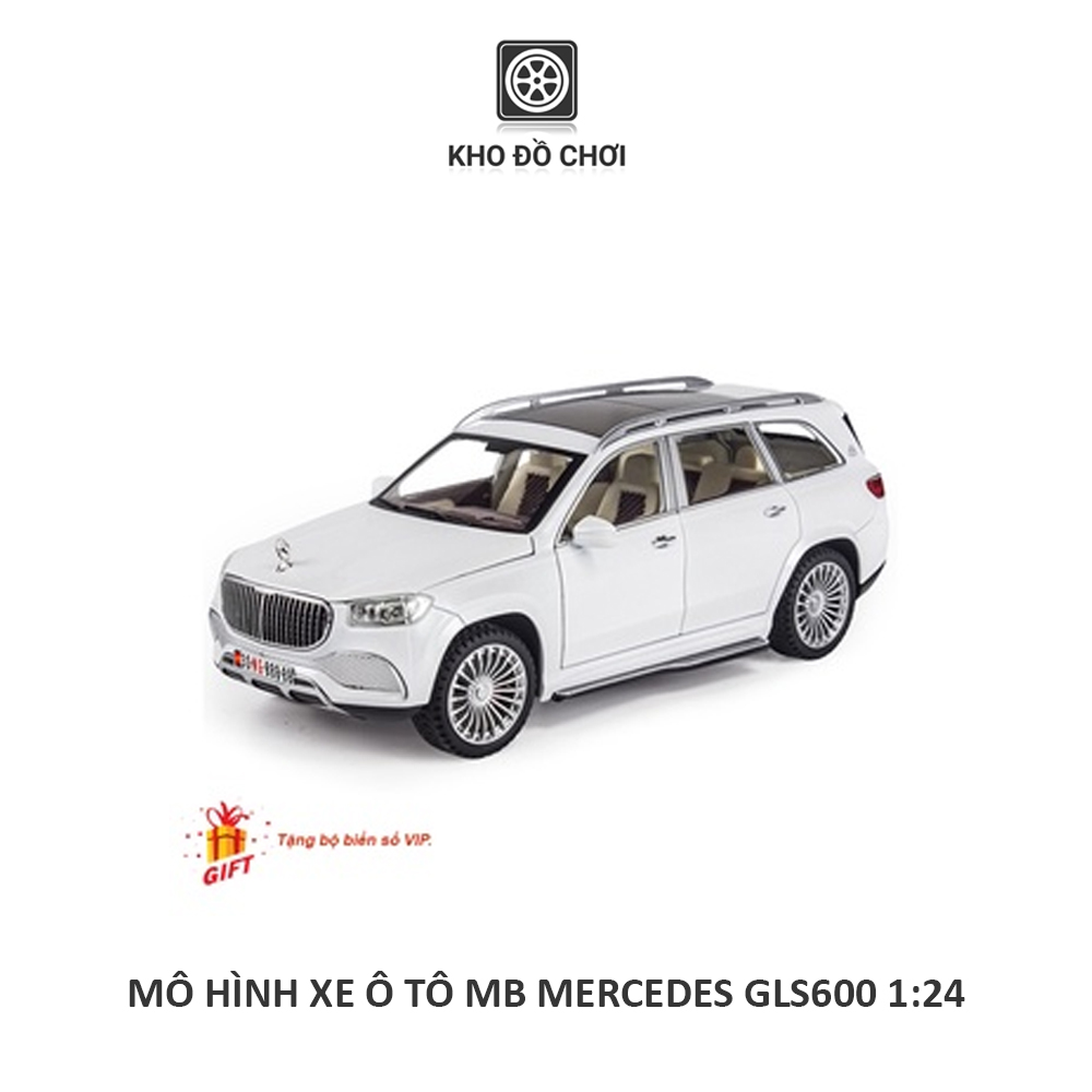 Mô hình xe ô tô Maybach Mercedes GLS600 1:24 [TẶNG BIỂN VIP]