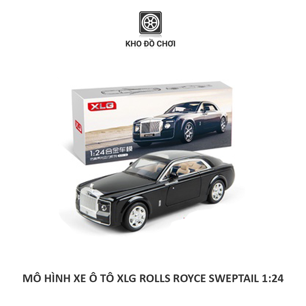 Mô hình xe ô tô XLG Rolls Royce Sweptail 1:24 [TẶNG BIỂN VIP]