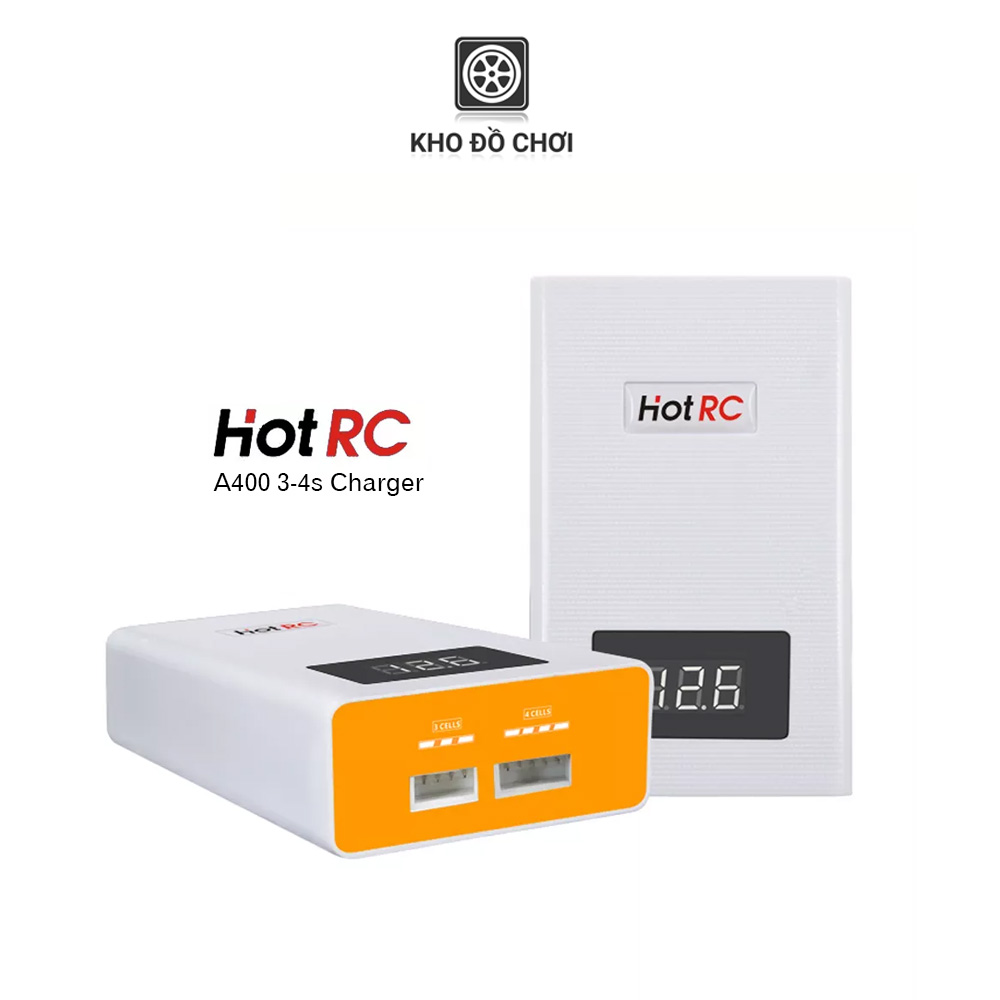 Sạc cân bằng HotRC A400 - Sạc pin lipo 3s, 4s