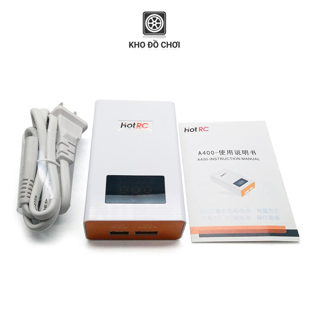 Sạc cân bằng HotRC A400 - Sạc pin lipo 3s, 4s