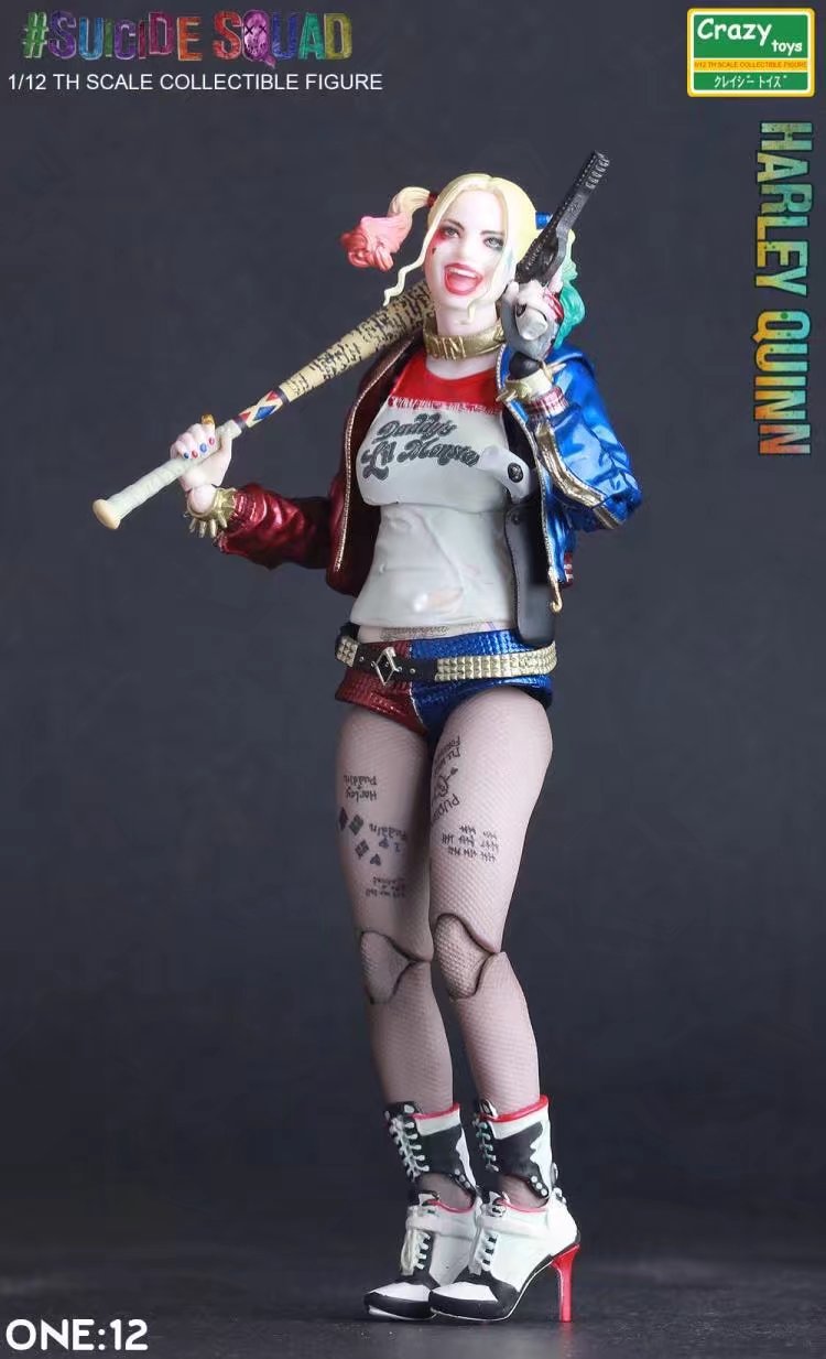 Mô Hình Chibi Joker và Harley Quinn có khớp di chuyển pose dáng siêu ngầu   Lazadavn