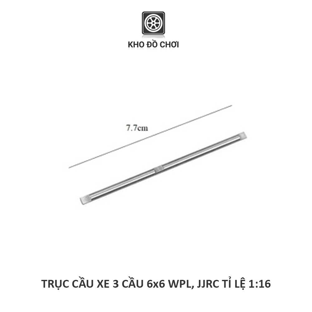 Trục cầu xe mô hình điều khiển WPL C14, C24, C34, B14, B16, B24, B36, D12, D42 tỉ lệ 1:16