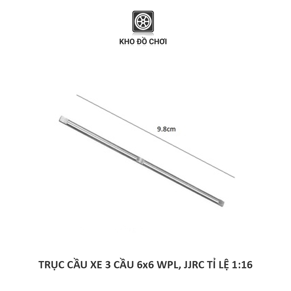 Trục cầu xe mô hình điều khiển WPL C14, C24, C34, B14, B16, B24, B36, D12, D42 tỉ lệ 1:16
