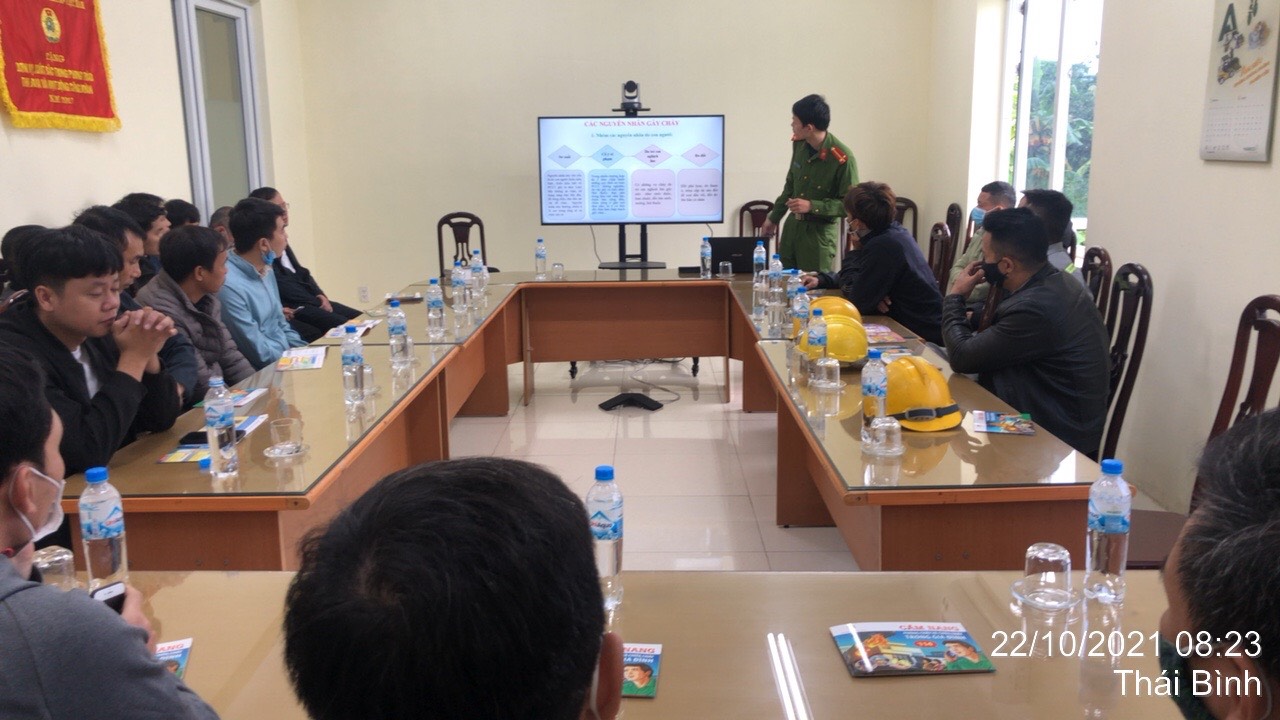 Kim Trường Phúc tổ chức tập huấn phòng cháy chữa cháy cho cán bộ công nhân viên