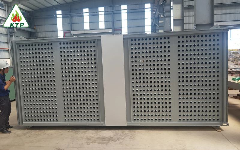 Bộ sấy không khí nồi hơi tận dụng nhiệt thải từ khói lò để làm nóng không khí