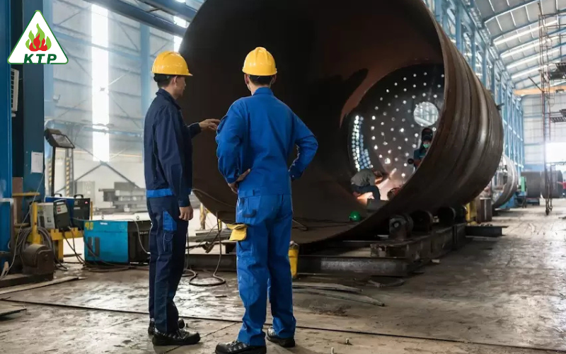 Kiểm tra kỹ thuật bên trong và bên ngoài của nồi hơi