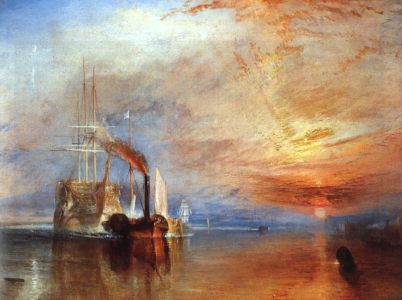 Tranh biển cả THE FIGHTING TEMERAIRE – J.M.W. Turner