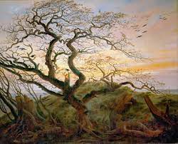 Tranh Cây và những con quạ - Caspar David Friedrich