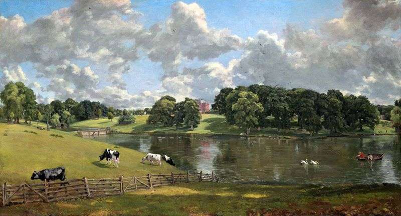Tranh Công viên Wivenhoe - John Constable