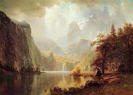 Tranh In the Mountain - Albert Bierstadt