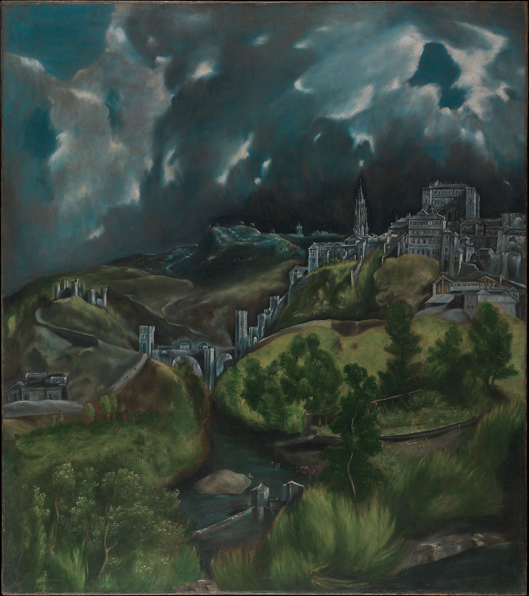Tranh phong cảnh VIEW OF TOLEDO – El Greco