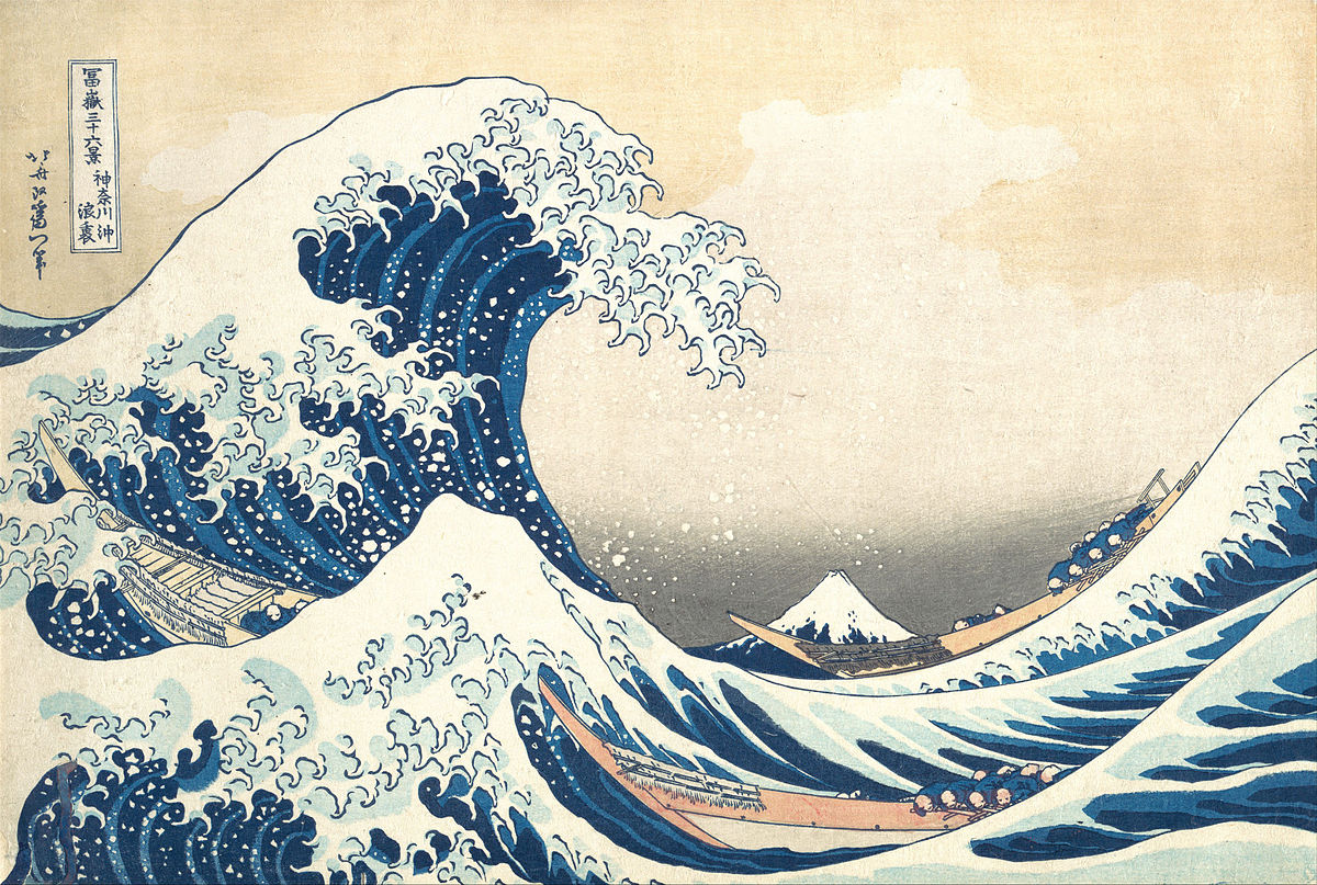 THE GREAT WAVE OFF KANAGAWA  – Katsushika Hokusai